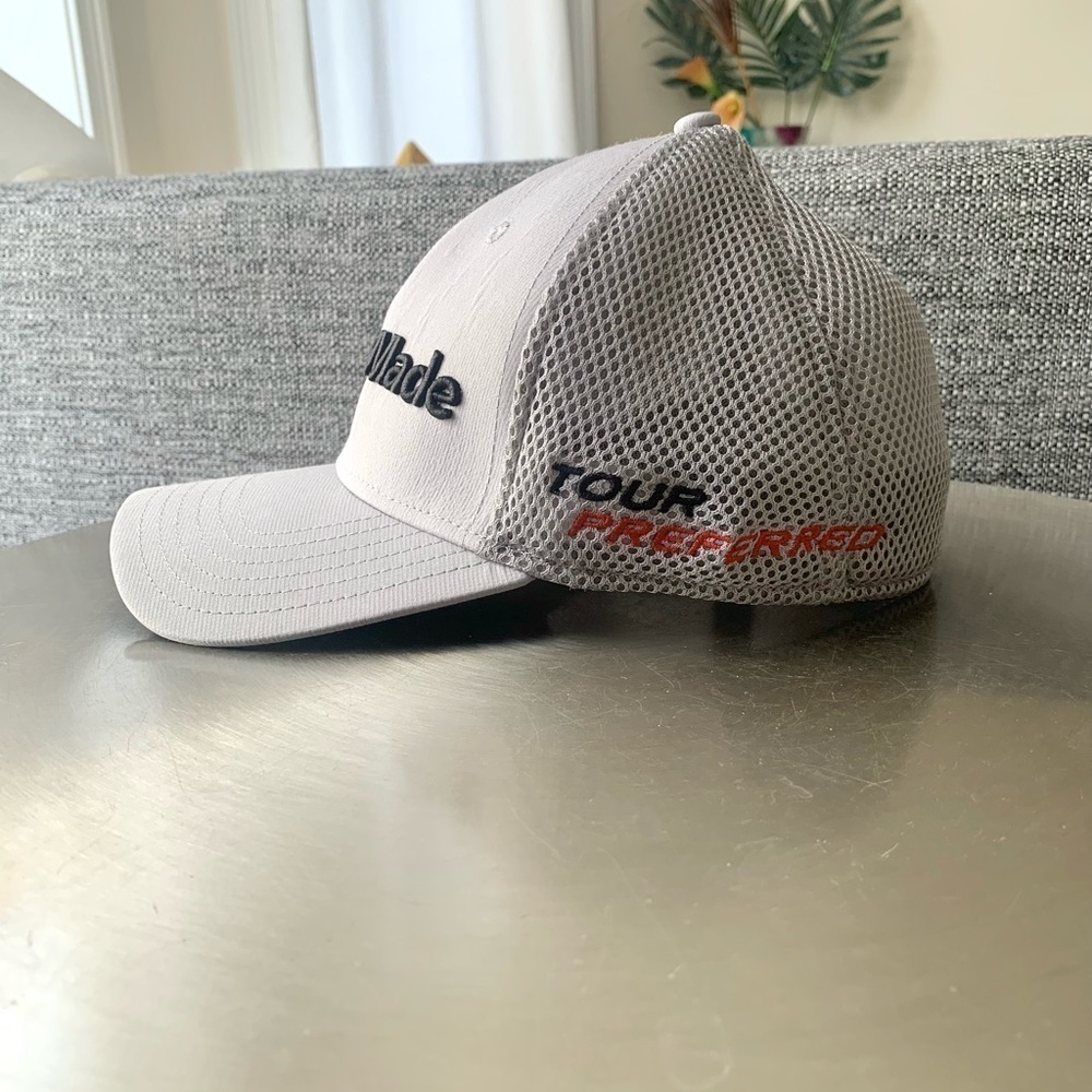 Taylormade golf hat Tour mesh fitted baseball cap SLDR pga sports athletic - Picture 3 of 6